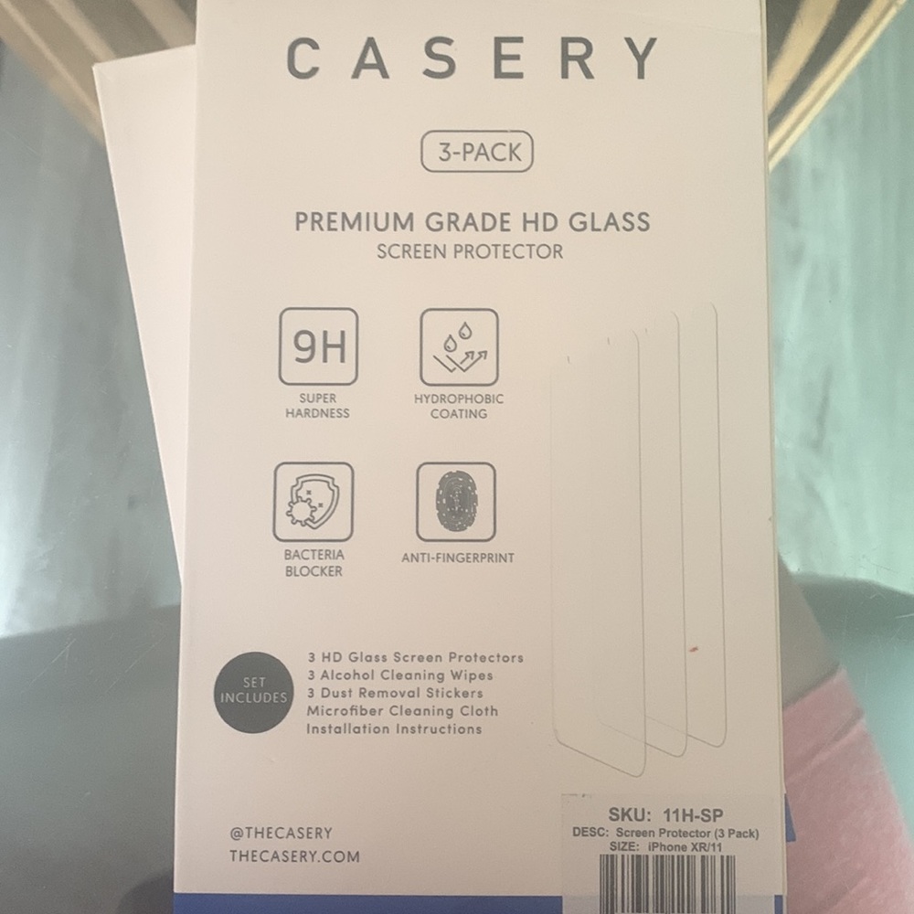 5 iPhone XR/11 screen protectors